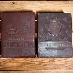 The Cordis Sacred Heart High School Muenster Texas 1948 & 1949 Yearbooks